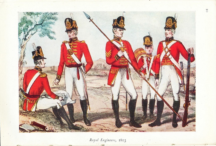 Image of Royal Engineers Uniform 1813