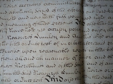 Body of text on parchment.